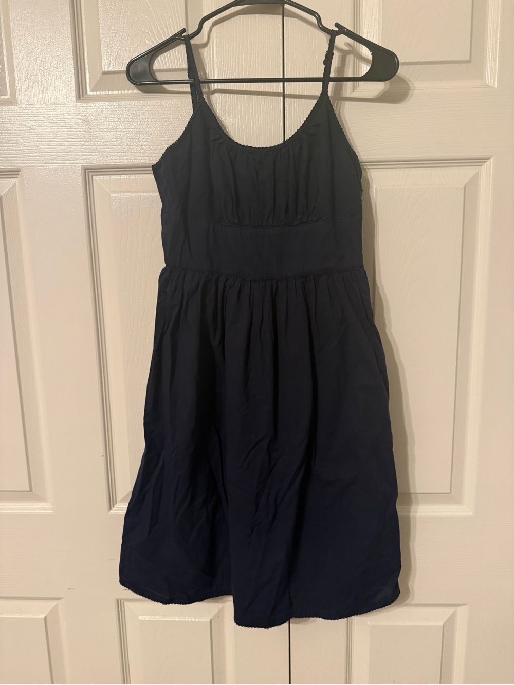 GAP Navy Spaghetti-Strap Casual Dress